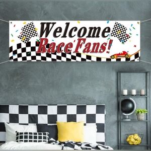 Race Car Birthday/Party Decor Banner 63x20